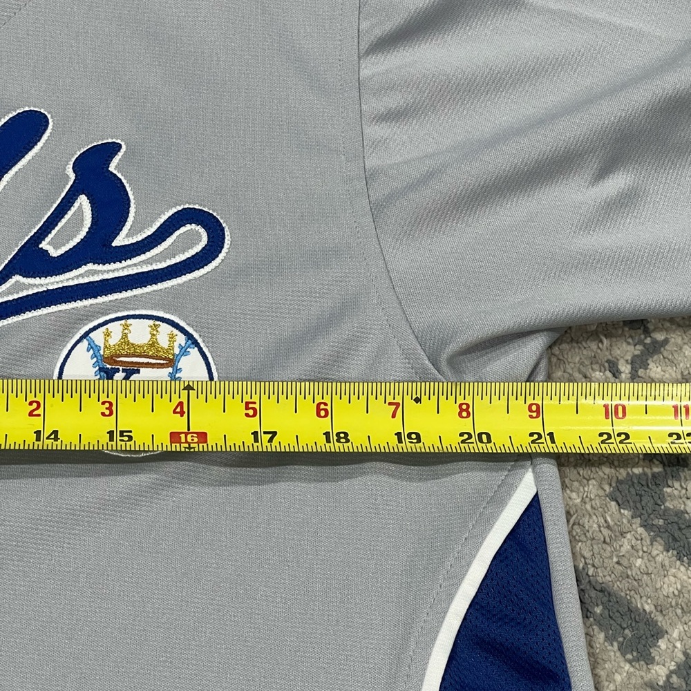 Kansas City Royals KC Blue Dynasty Stitched Jersey MLB Baseball Size Large - Picture 9 of 10